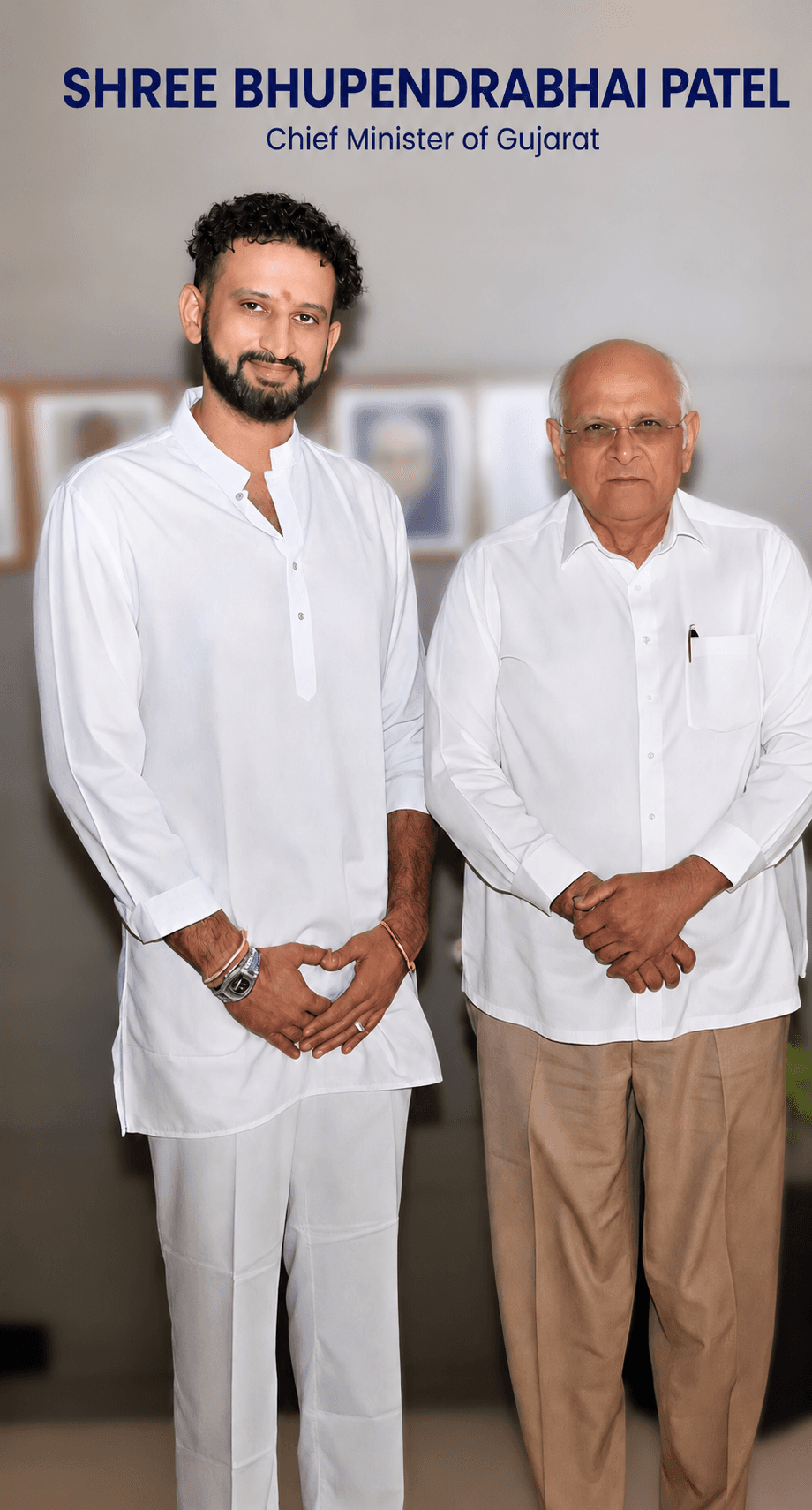 Shree Bhupendrabhai Patel — Chief Minister of Gujarat